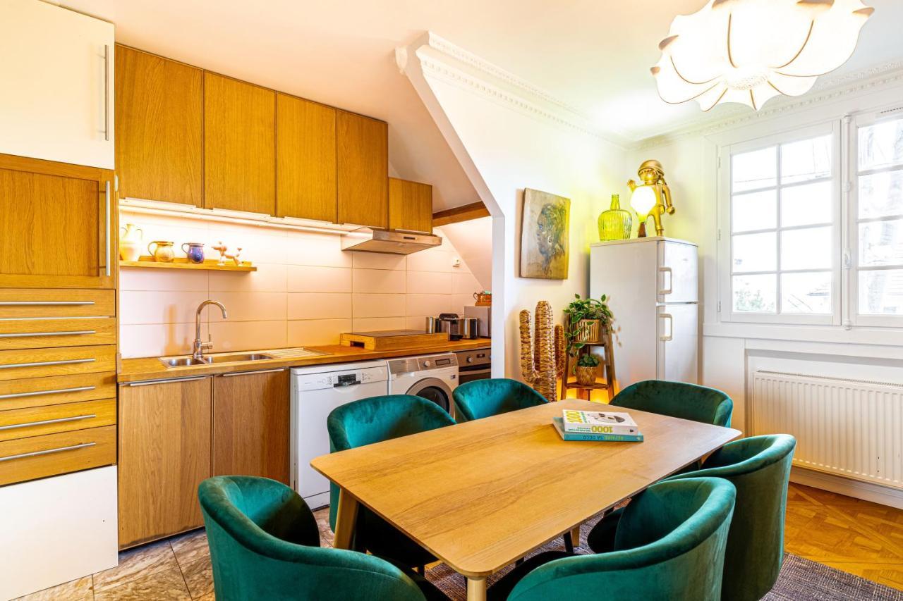 Art & Curiosity Cabinet Style Appartement With Paris View, Villa Des Ammonites Meudon Exterior foto