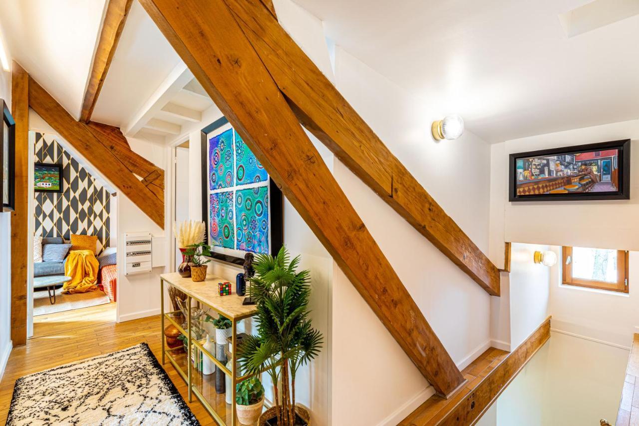 Art & Curiosity Cabinet Style Appartement With Paris View, Villa Des Ammonites Meudon Exterior foto
