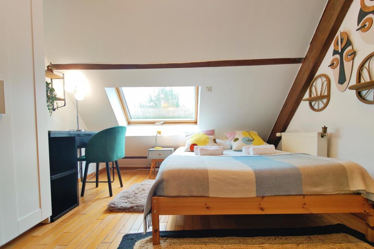 Art & Curiosity Cabinet Style Appartement With Paris View, Villa Des Ammonites Meudon Exterior foto